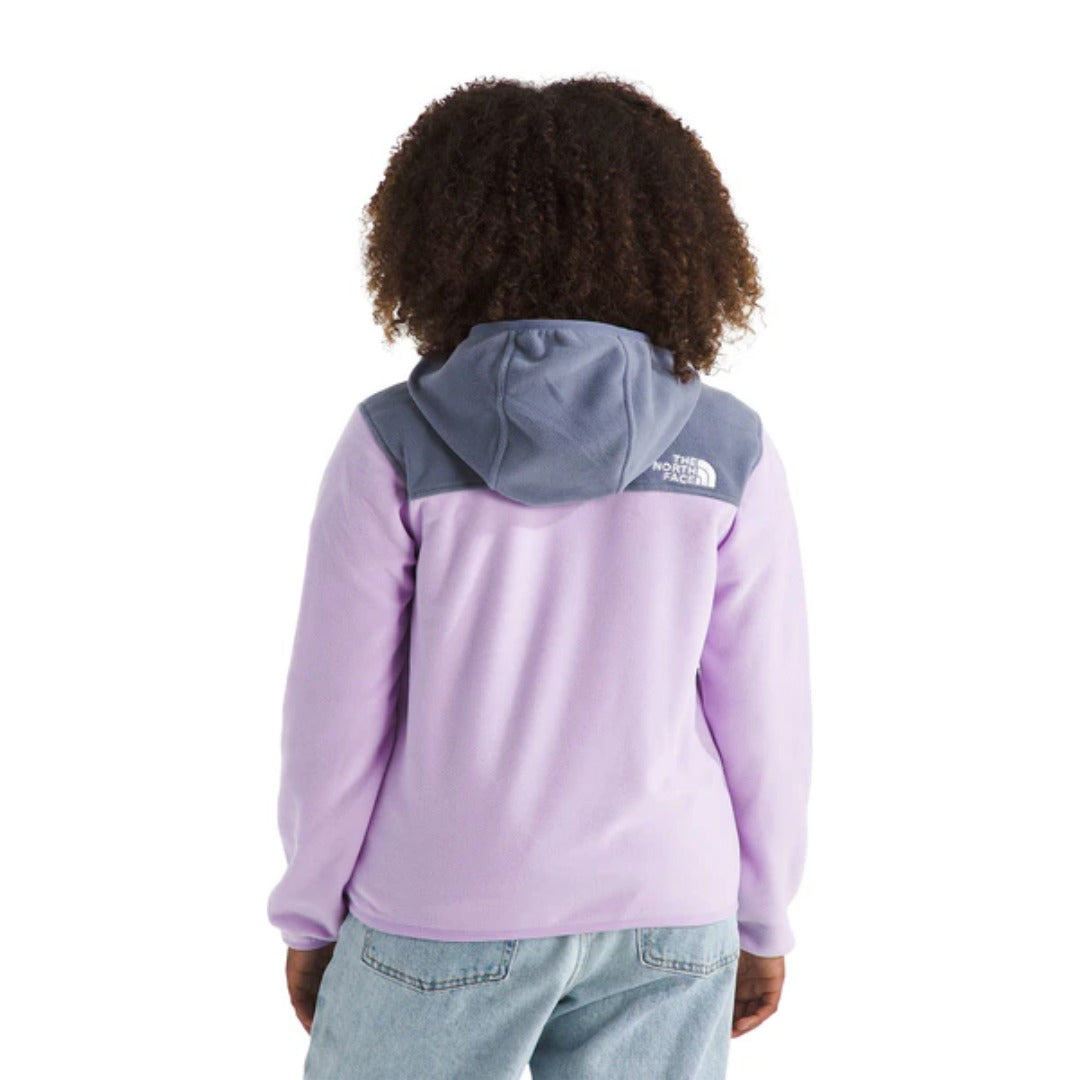 The North Face Boys’ & Girls’ Glacier Full-Zip Hoodie - Lite Lilac - Twilight Galaxy