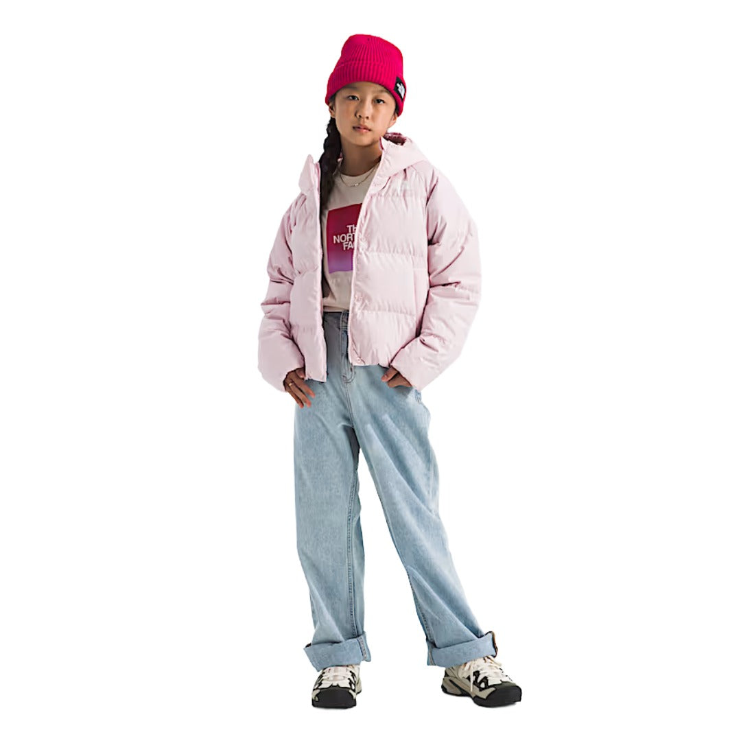 The North Face Girls’ North Down Hooded Jacket - Pale Blossom
