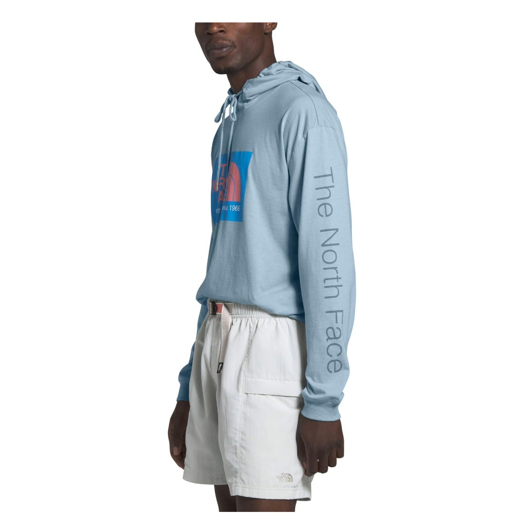 The North Face Men's 66 California Tri-Blend Pullover Hoodie -Faded Blue Heather