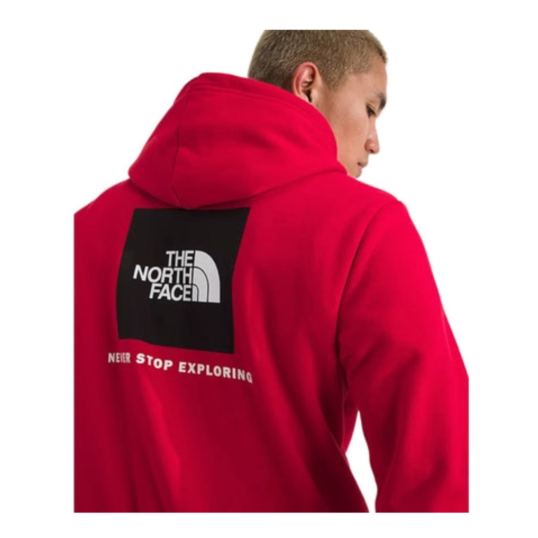 The North Face Men’s Evolution Box Never Stop Exploring Hoodie Red