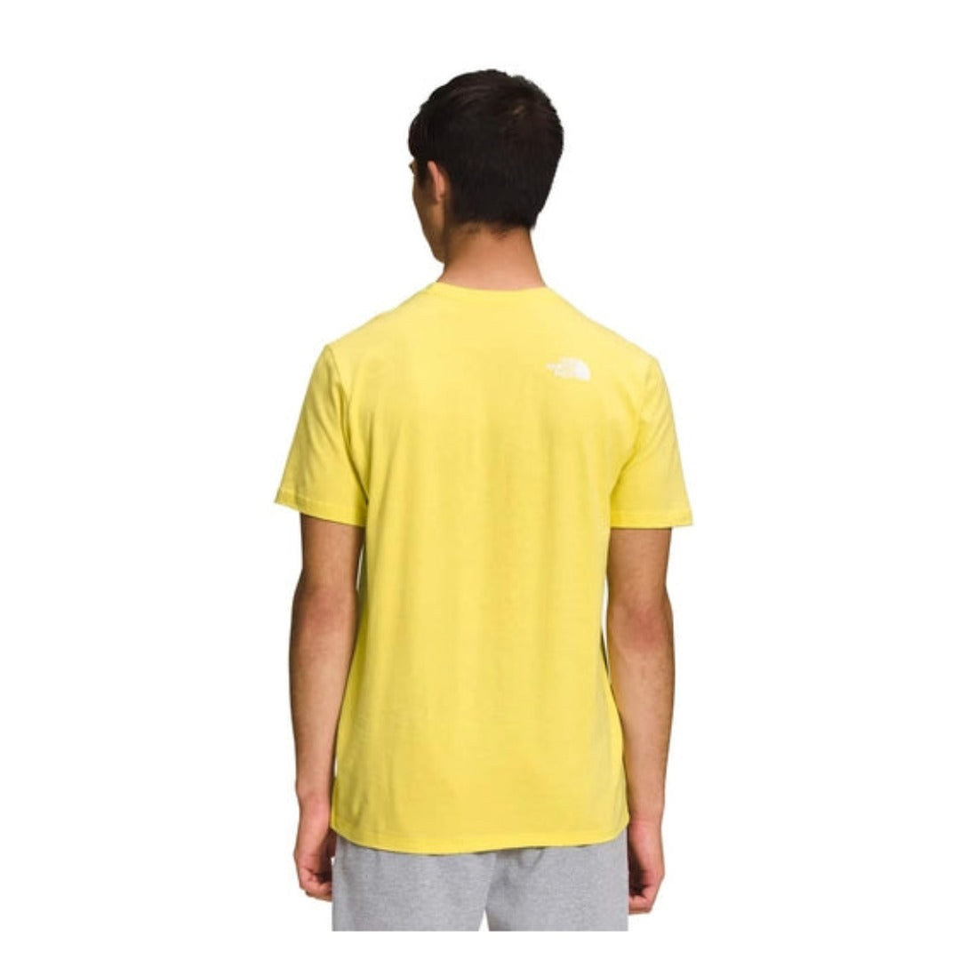 The North Face Men’s Short-Sleeve Geo NSE Tee - Yellowtail/Gardenia White