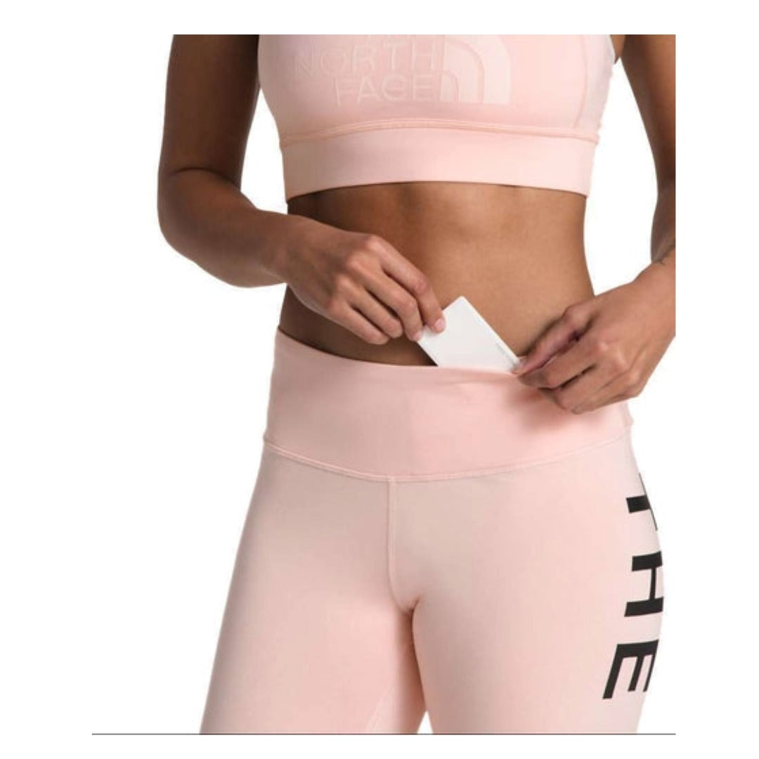 The North Face Women's 24/7 Mid-Rise Tight - Pant Pink Salt