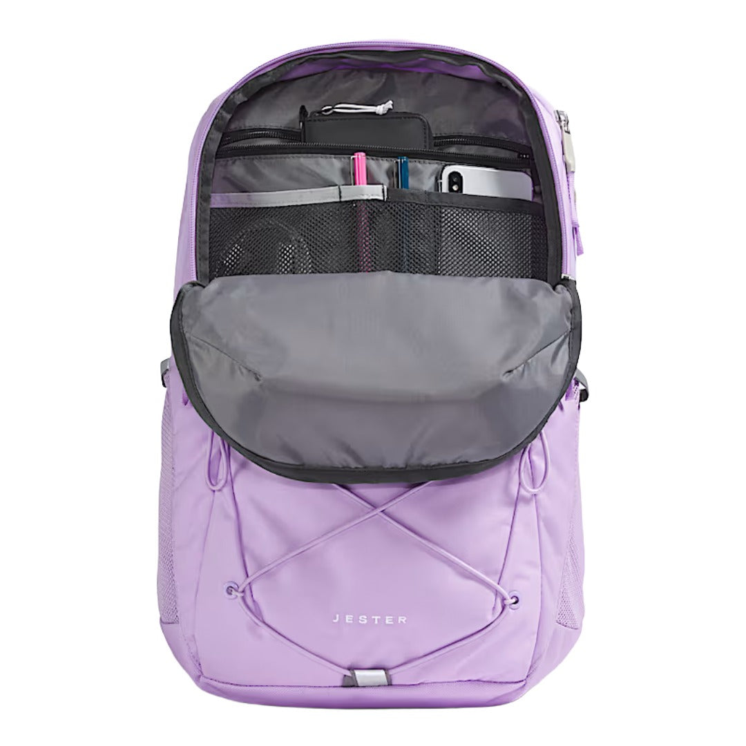 The North Face Women's Jester Backpack - Lite Lilac/Icy Lilac/TNF White