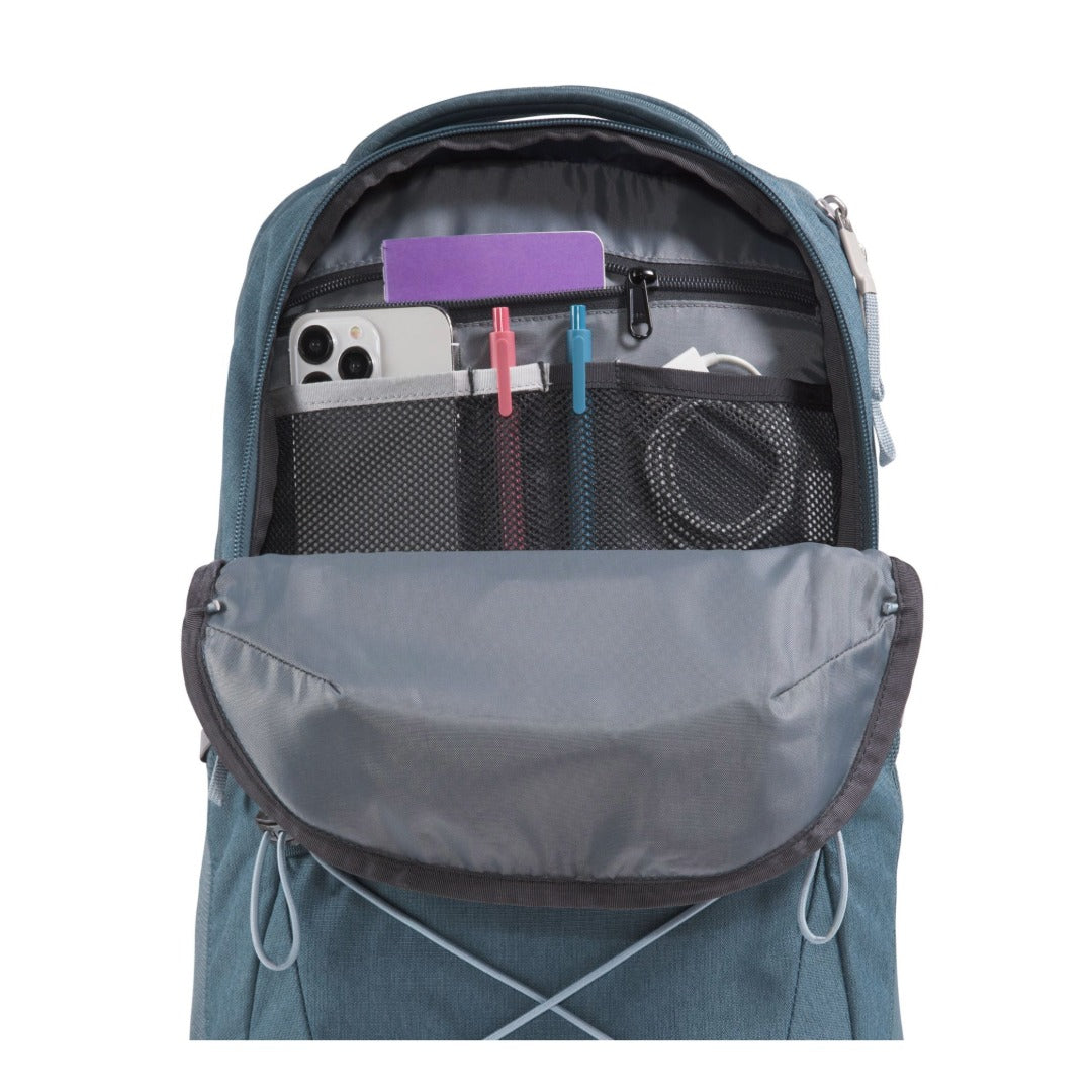 The North Face Women's Jester Backpack- Granite Grey Light Heather/Frost Grey