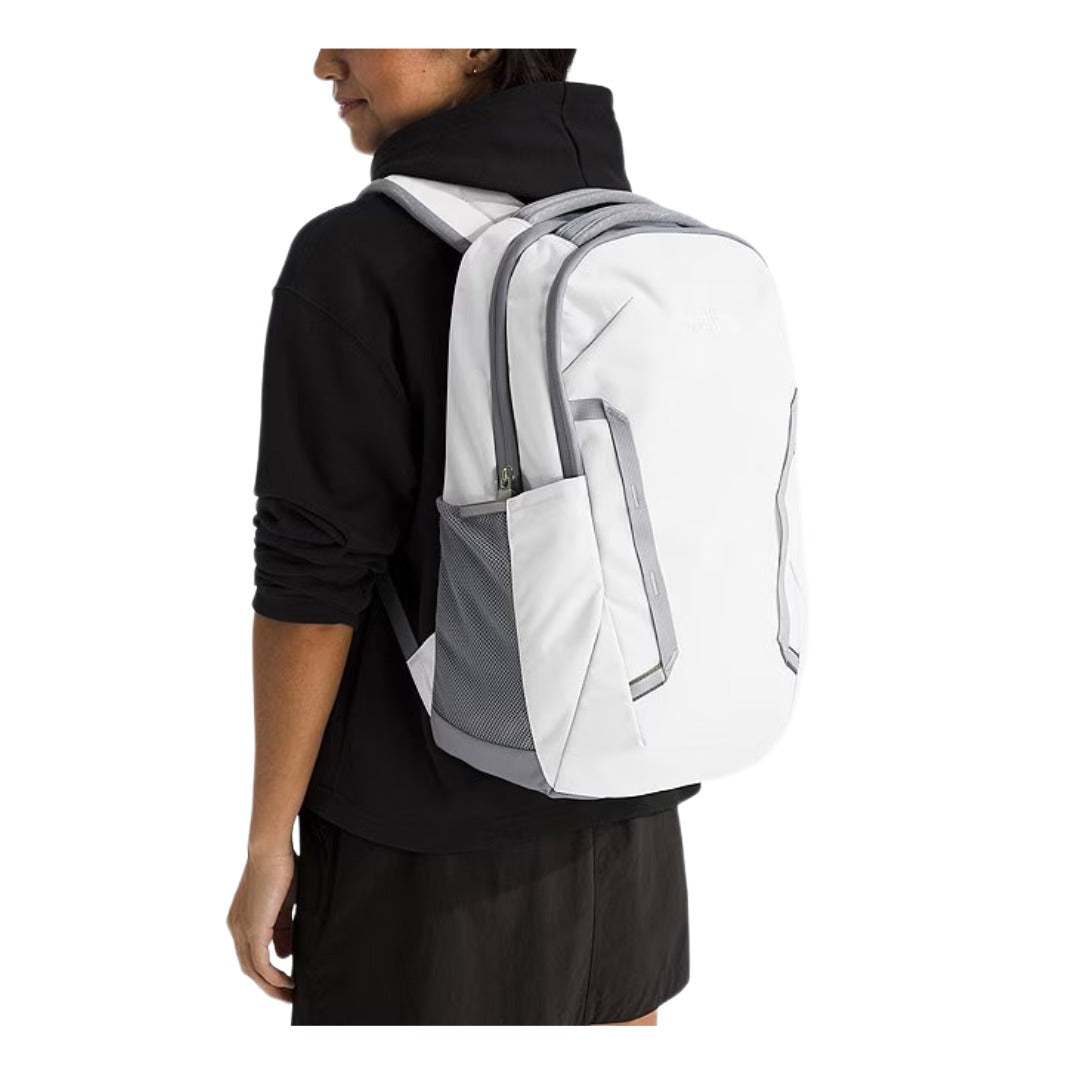 The North Face Women's Vault Backpack - TNF White Metallic Melange/Mid Grey