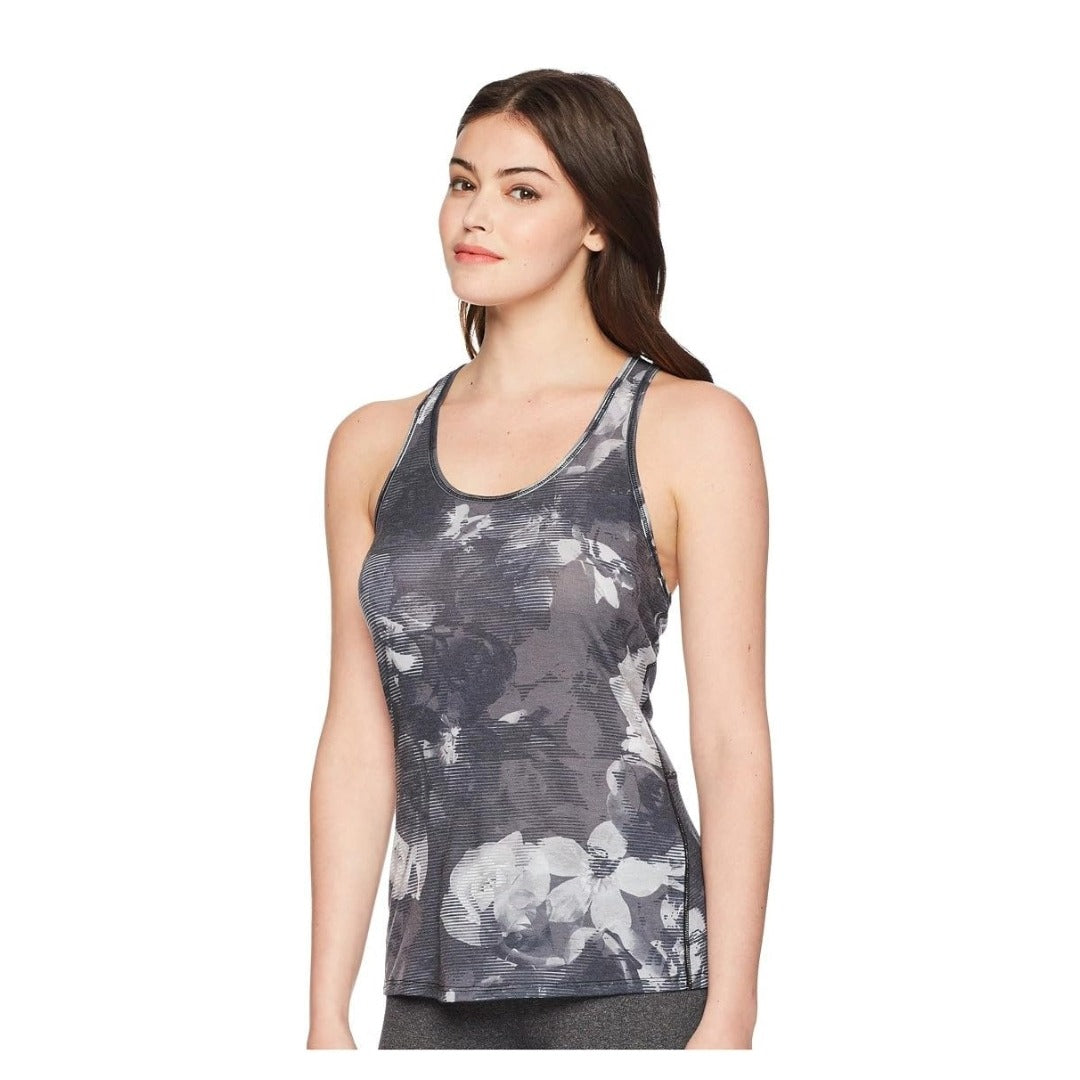 The North Face Women's Workout Racerback Tank - BLACK BOTANICAL PRINT