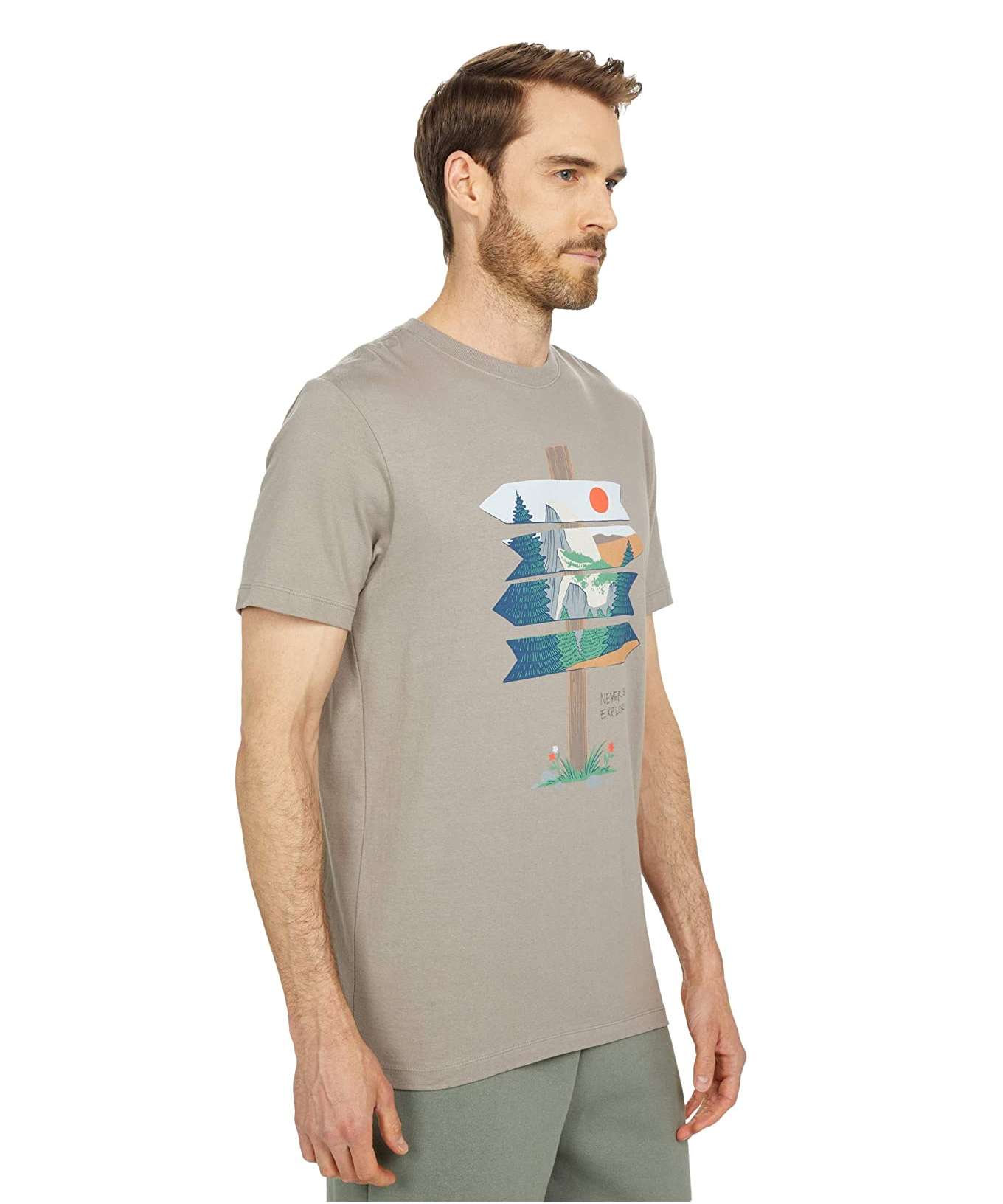 The North Face Choose Your Path Short Sleeve Tee #NF0A532SVQ8 (Mineral Grey)