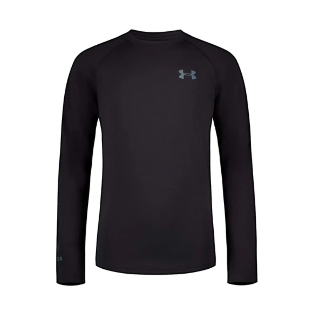 Under Armour Boys' UA Base™ 2.0 Crew Long Sleeve - Black