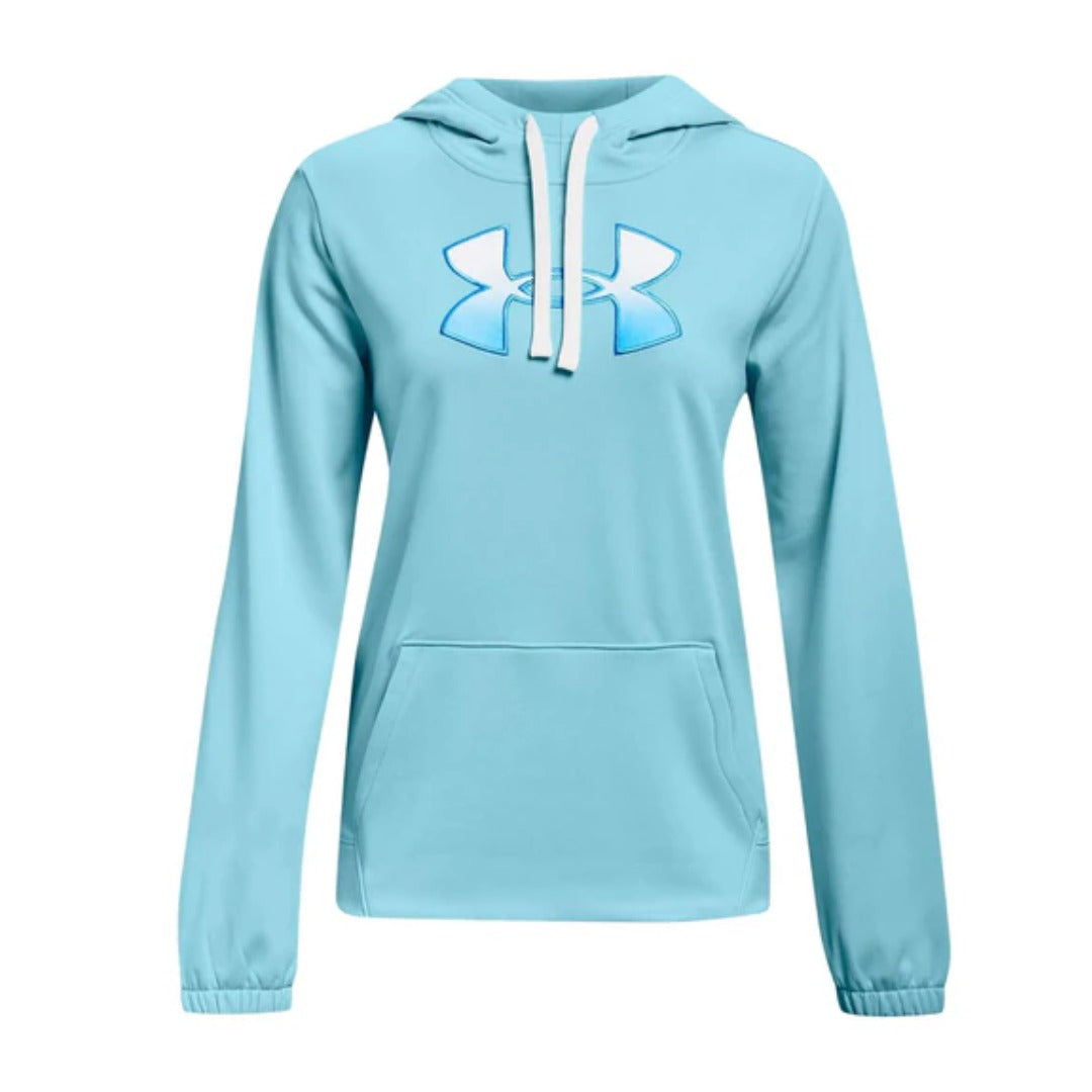 Under Armour Women's Armour Fleece Big Logo Gradient Flock Hoodie