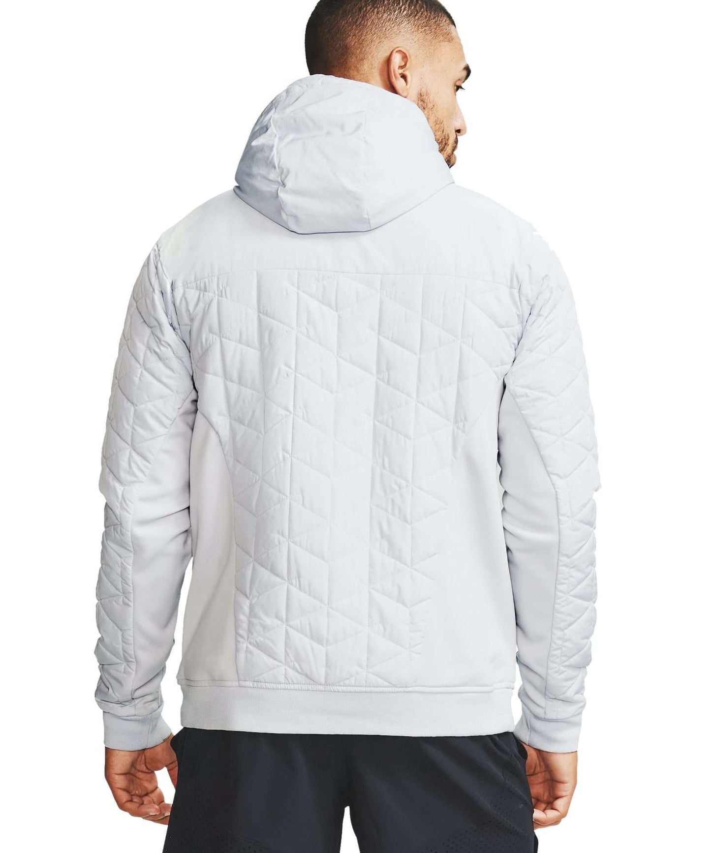 Under Armour Men's Coldgear Reactor Performance Hybrid Jacket (Halo Grey/Black)