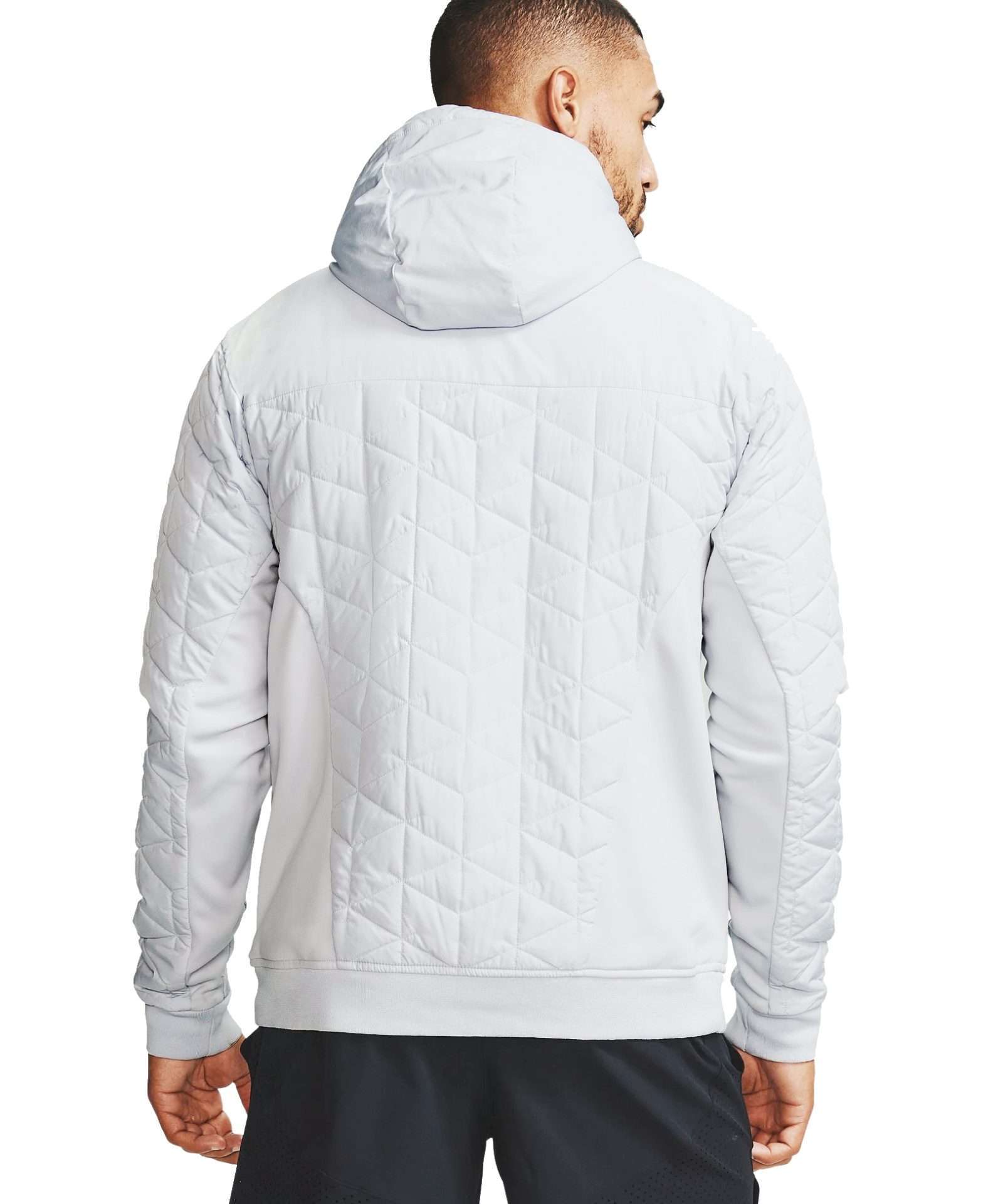 Under Armour Men's Coldgear Reactor Performance Hybrid Jacket (Halo Grey/Black)