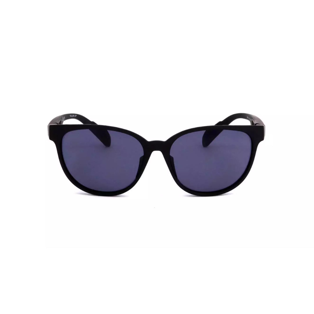 adidas Sport Sunglasses SP00021 in black, featuring sleek design, UV protection lenses, and adjustable nose pads.