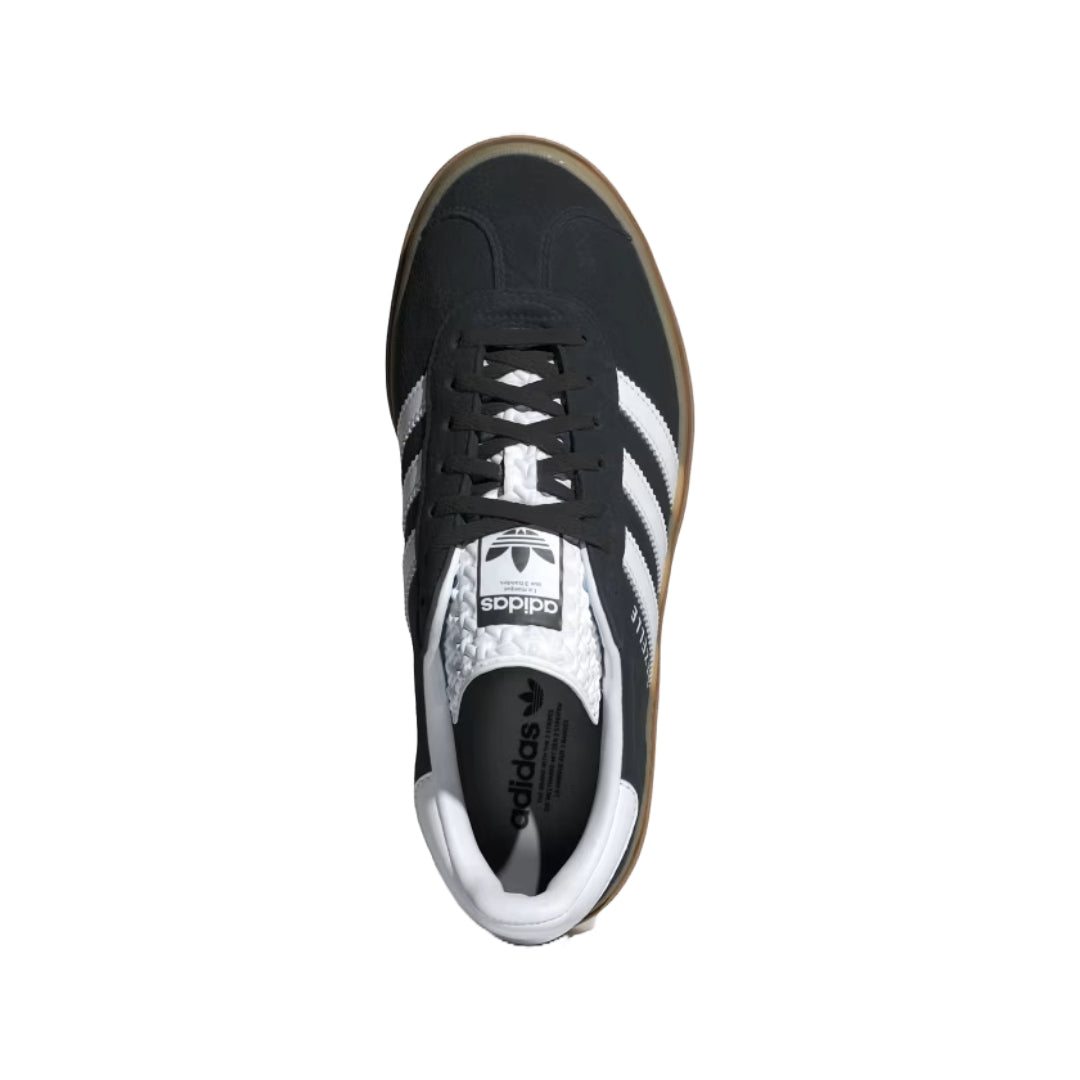 adidas Originals Women's Gazelle Bold Shoes in classic black.