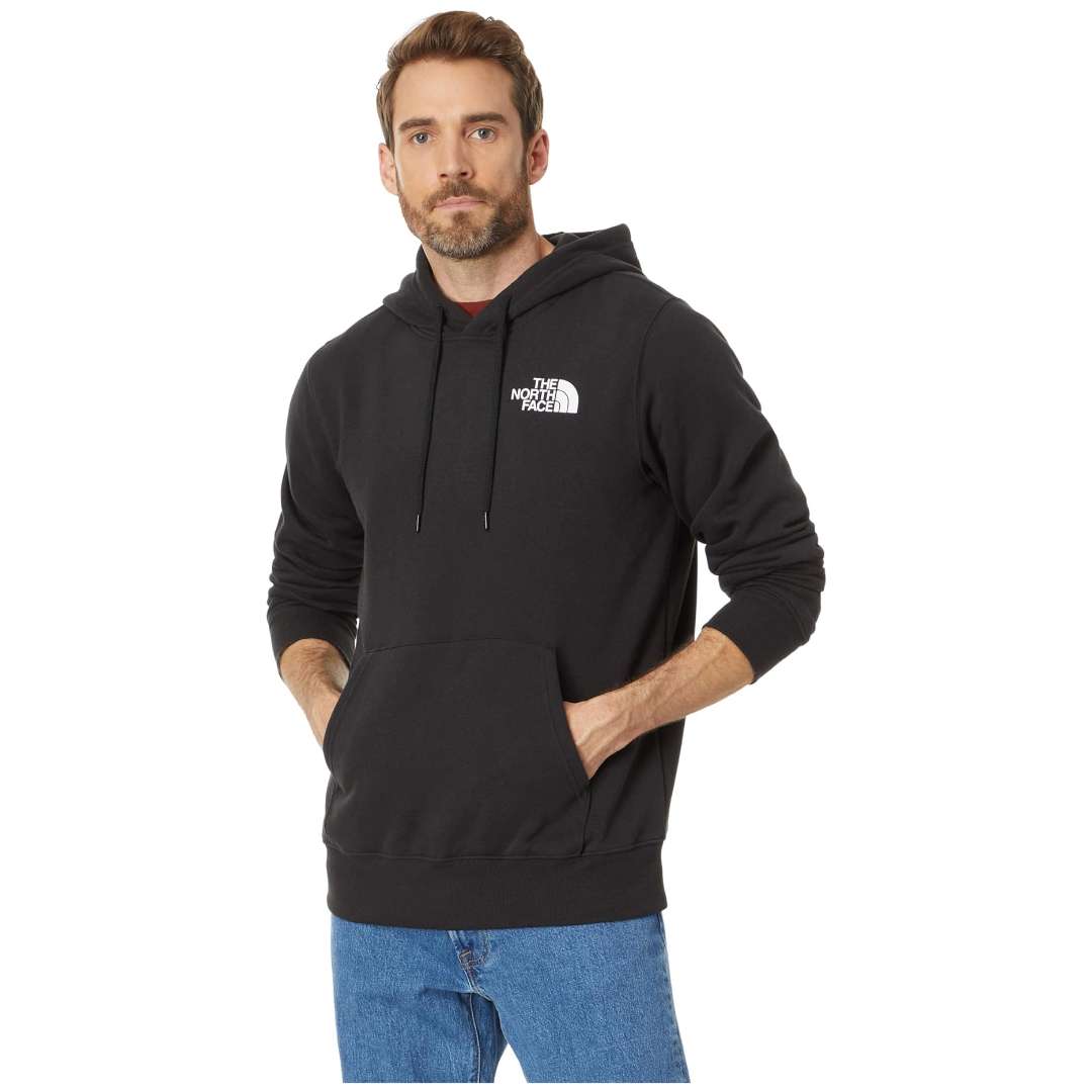 The North Face Men’s Box NSE Pullover Hoodie in Black - A classic and versatile essential for urban adventures.