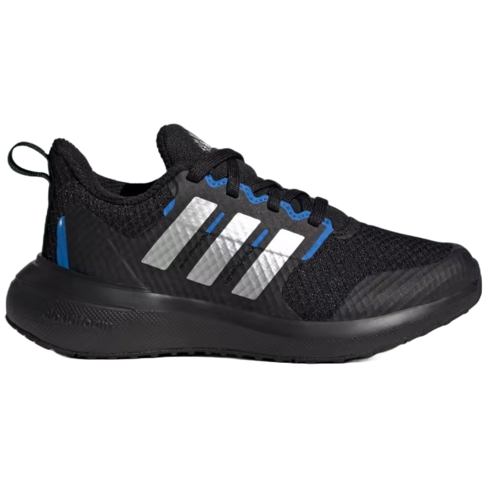 Adidas Kids Fortarun 2.0: A vibrant pair of running shoes designed for active youngsters, featuring the iconic Adidas logo and advanced comfort technology.