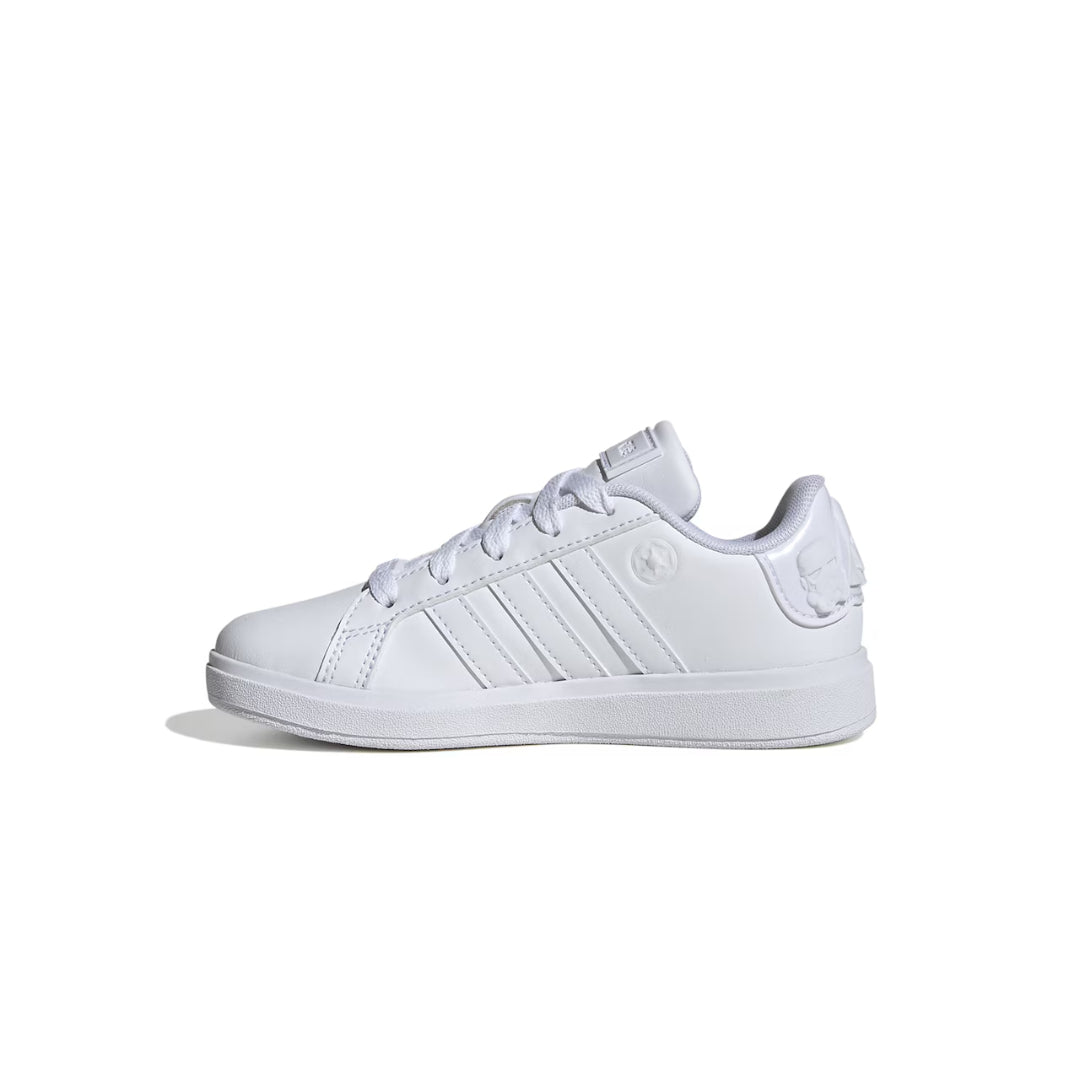 adidas Star Wars Grand Court 2.0 Sneaker featuring a white design with Star Wars-theme