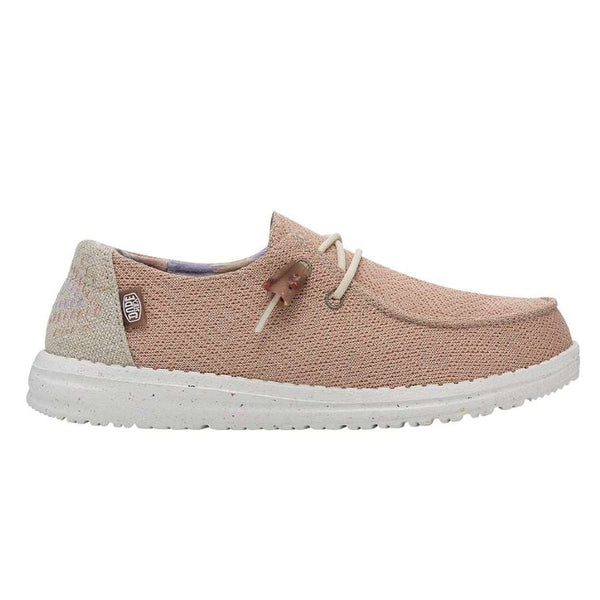 Hey Dude Women's Wendy Knit II Shoes - Pink Salt