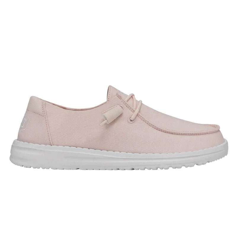 Hey Dude Women's Wendy Slub Canvas Shoes - Pink