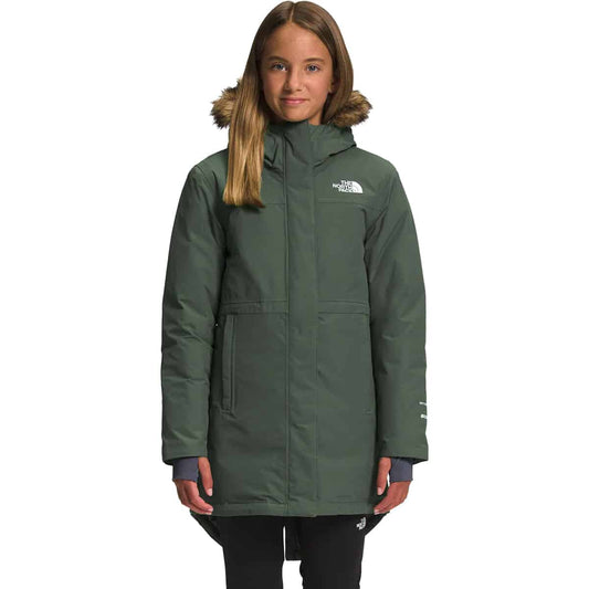 The North Face Girls’ Arctic Swirl Parka - Thyme