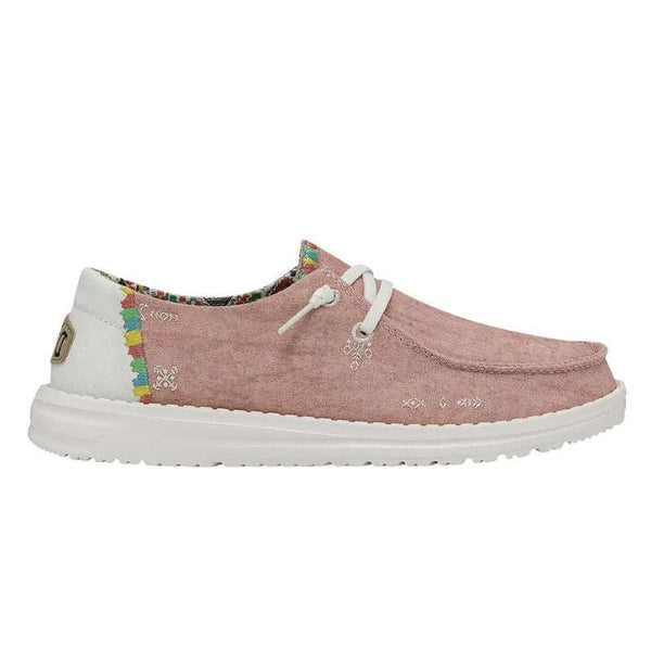 Hey Dude Women's Wendy BOHO Shoes - Rose