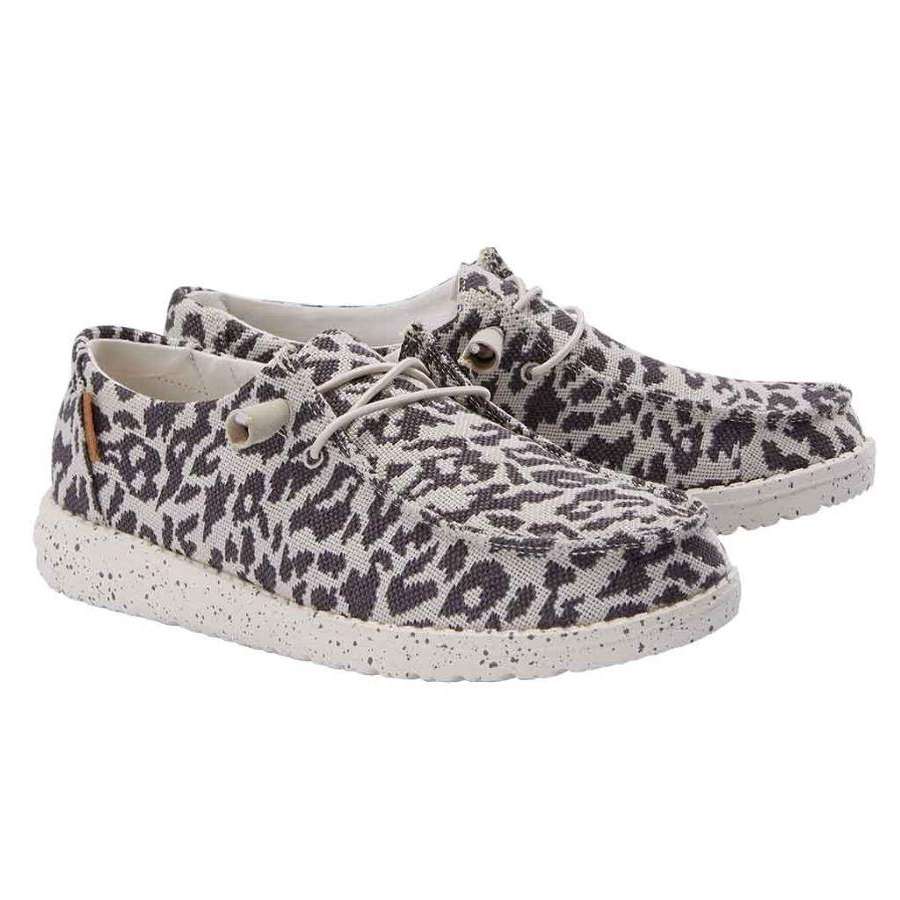 Hey Dude Wendy Woven - Cheetah Grey