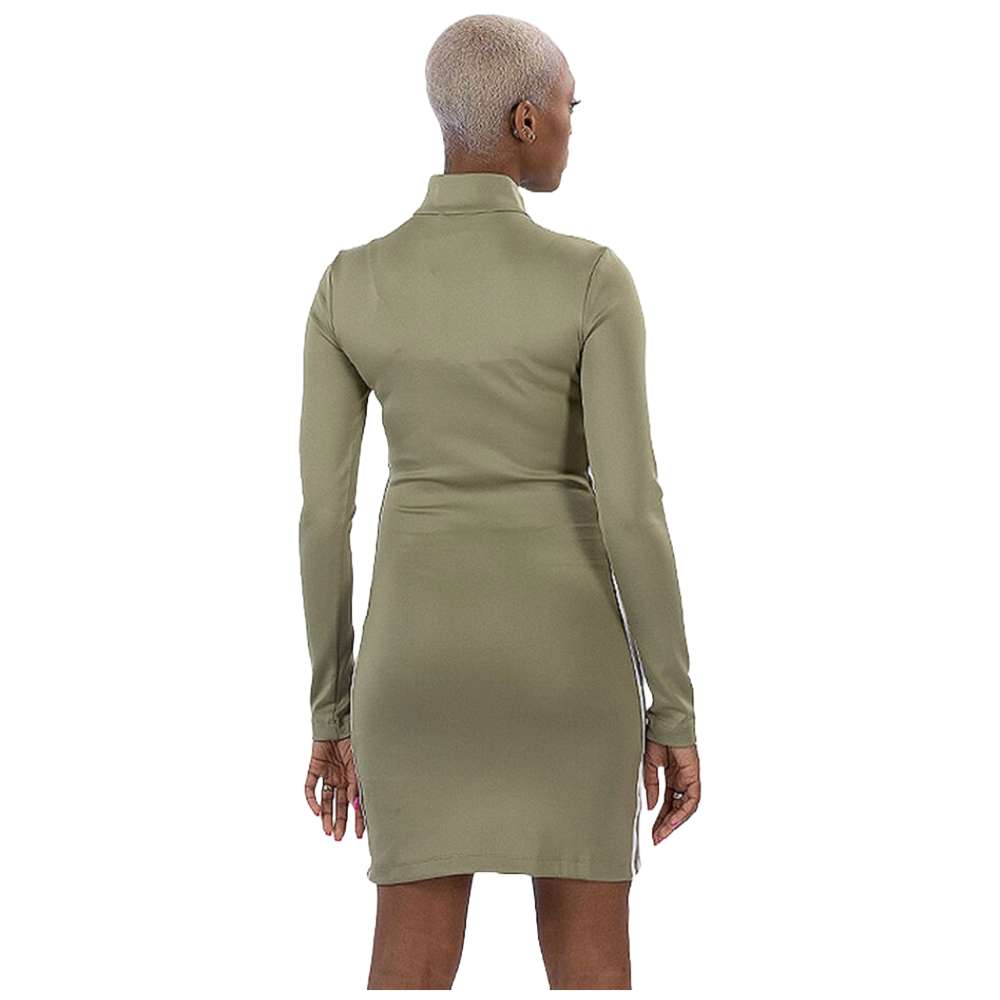 adidas Originals Women Adicolor Classics Long Sleeve Dress with orbit green