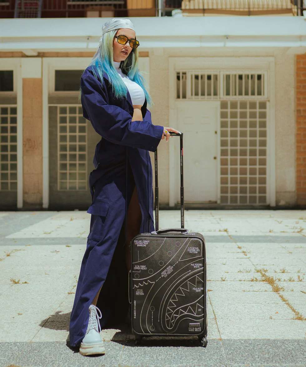 SPRAYGROUND HIGH TECH JETSETTER CARRY-ON LUGGAGE 910CL160