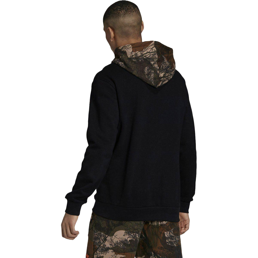 Stylish adidas Originals Men's Camo Hoodie in versatile camouflage print, perfect for urban streetwear.