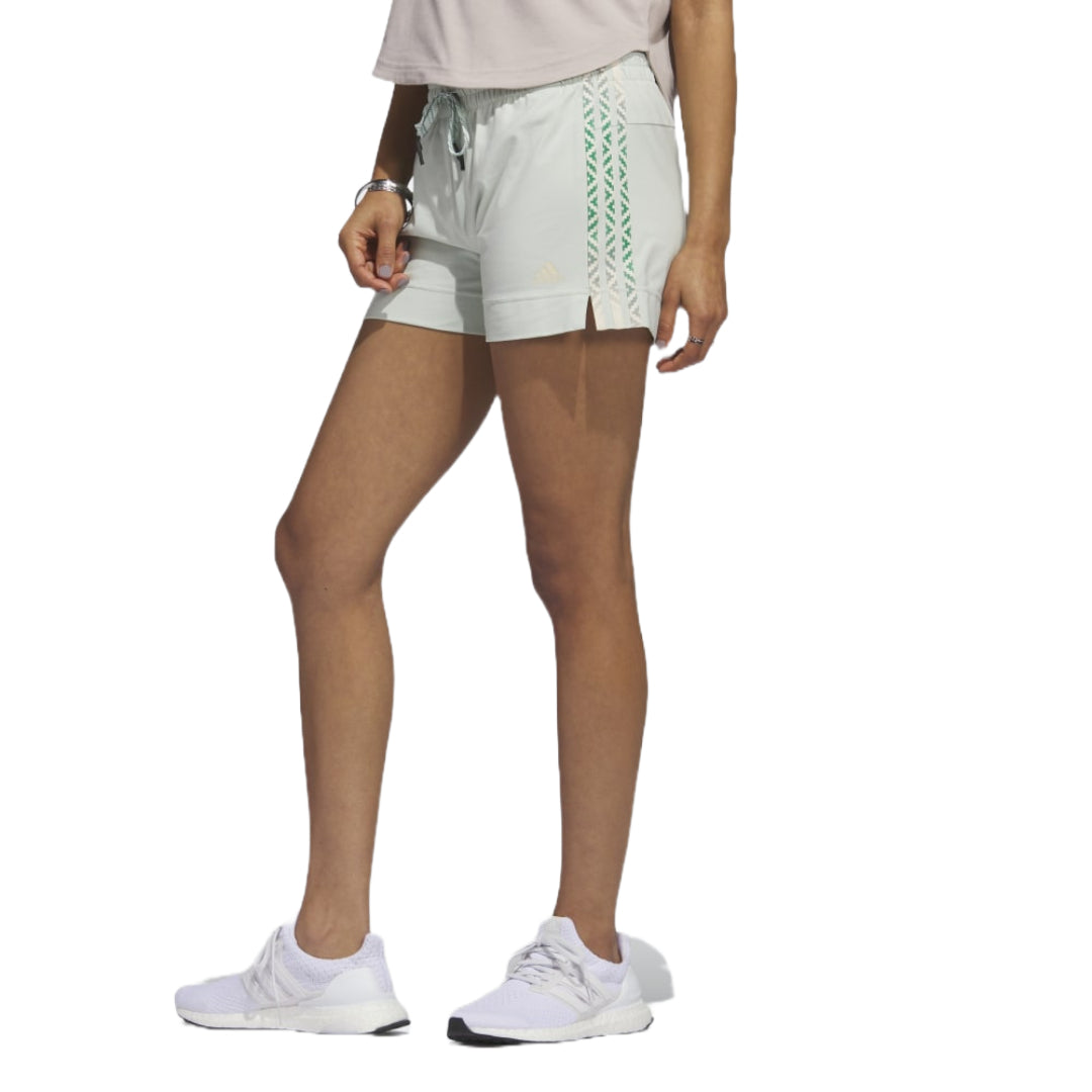 adidas Women's Woven G Short, featuring a comfortable fit and breathable fabric for active wear.