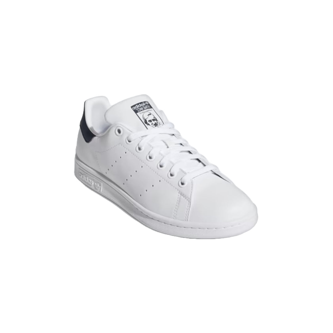 adidas Women's Stan Smith Shoes in crisp white and green, iconic design for timeless style.