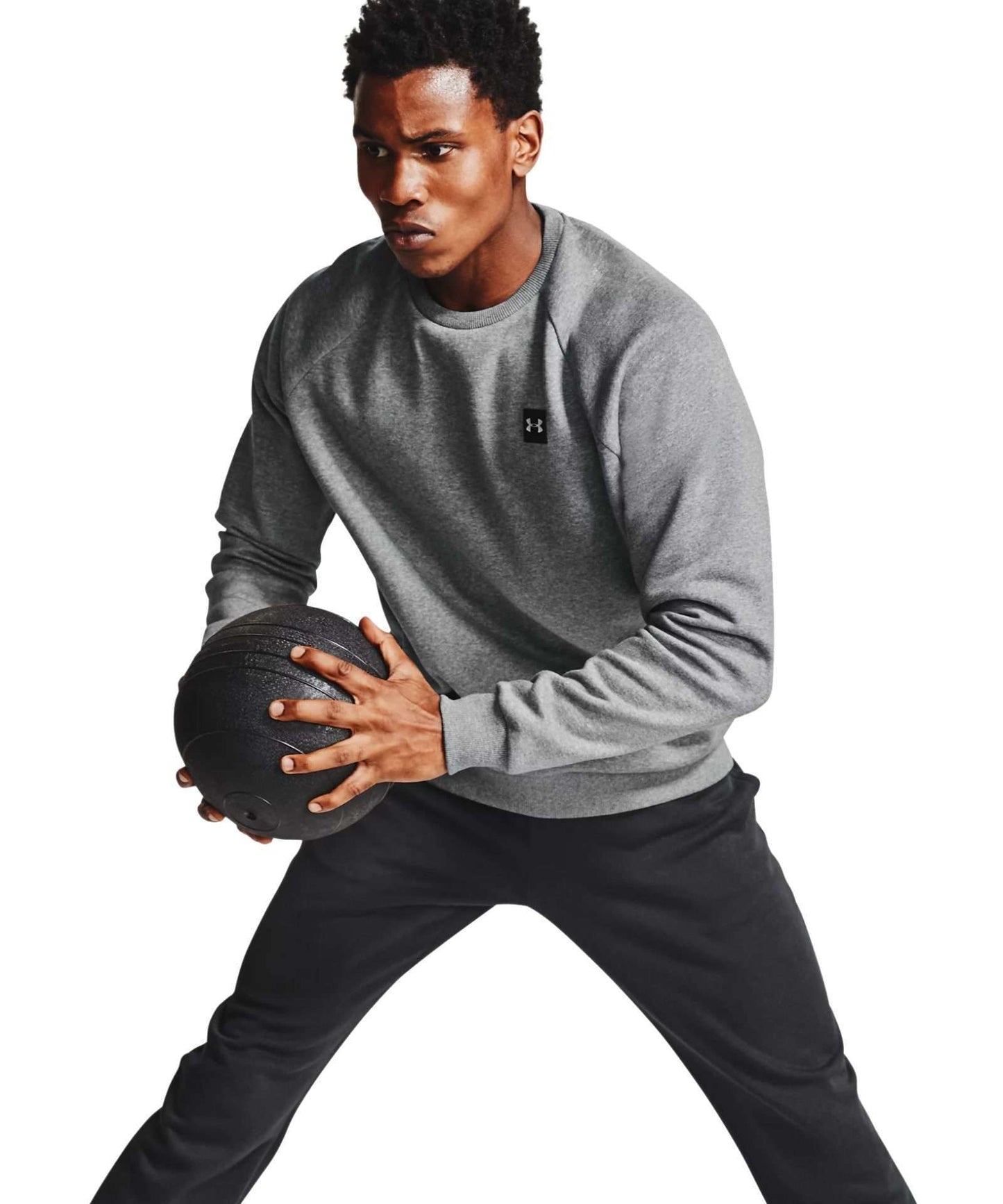Under Armour Men's UA Rival Fleece Crew 1357096-361 Green