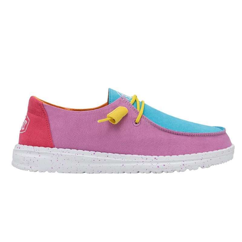 Hey Dude Women's Wendy Slub Canvas Shoes - Color Block