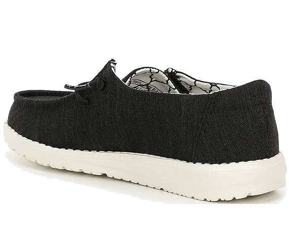 Hey Dude Girl's Wendy Toddler - Linen Black 160024987