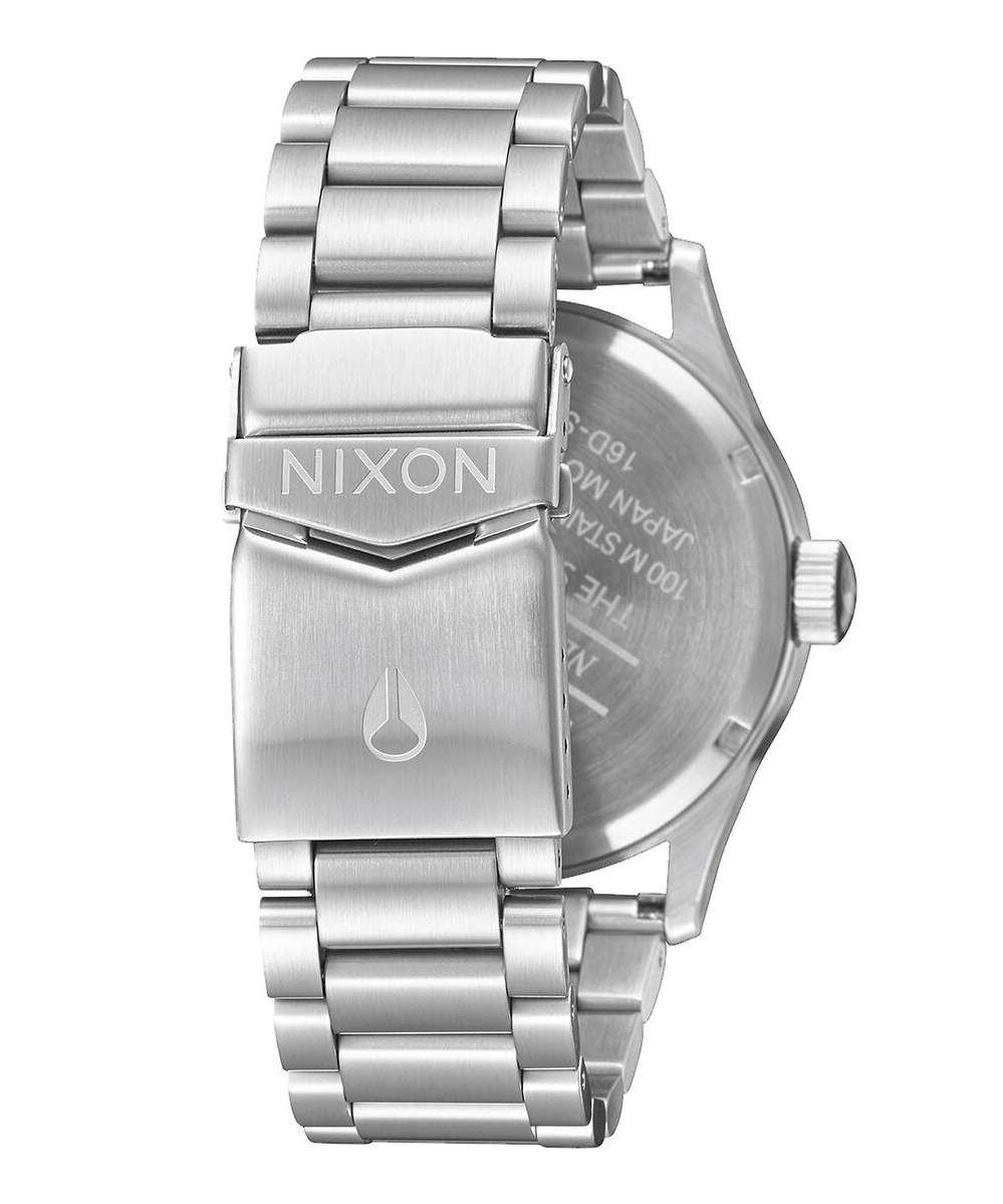 Nixon Sentry Stainless Steel Watch Black Sunray A356-2348