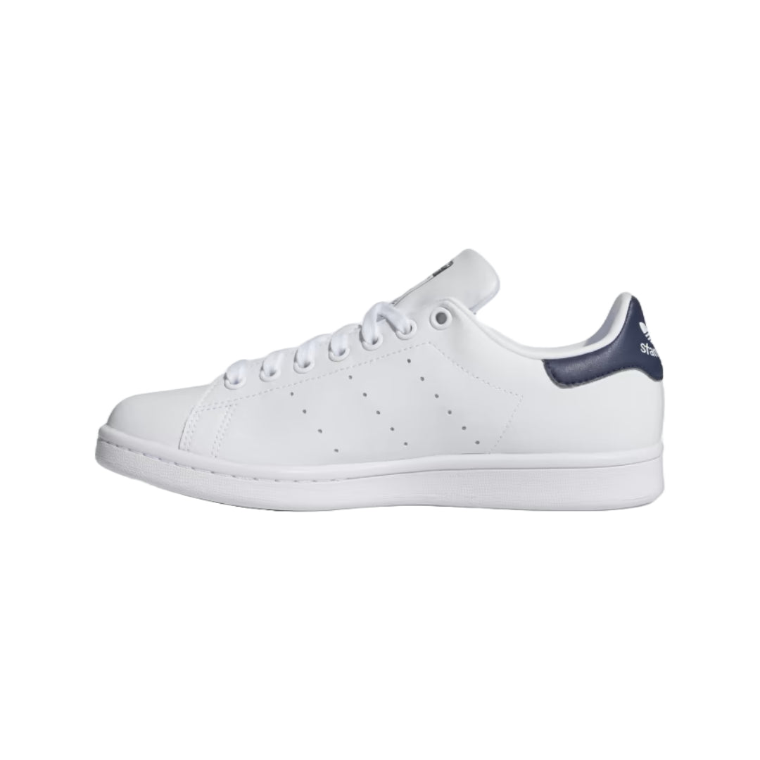 adidas Women's Stan Smith Shoes in crisp white and green, iconic design for timeless style.