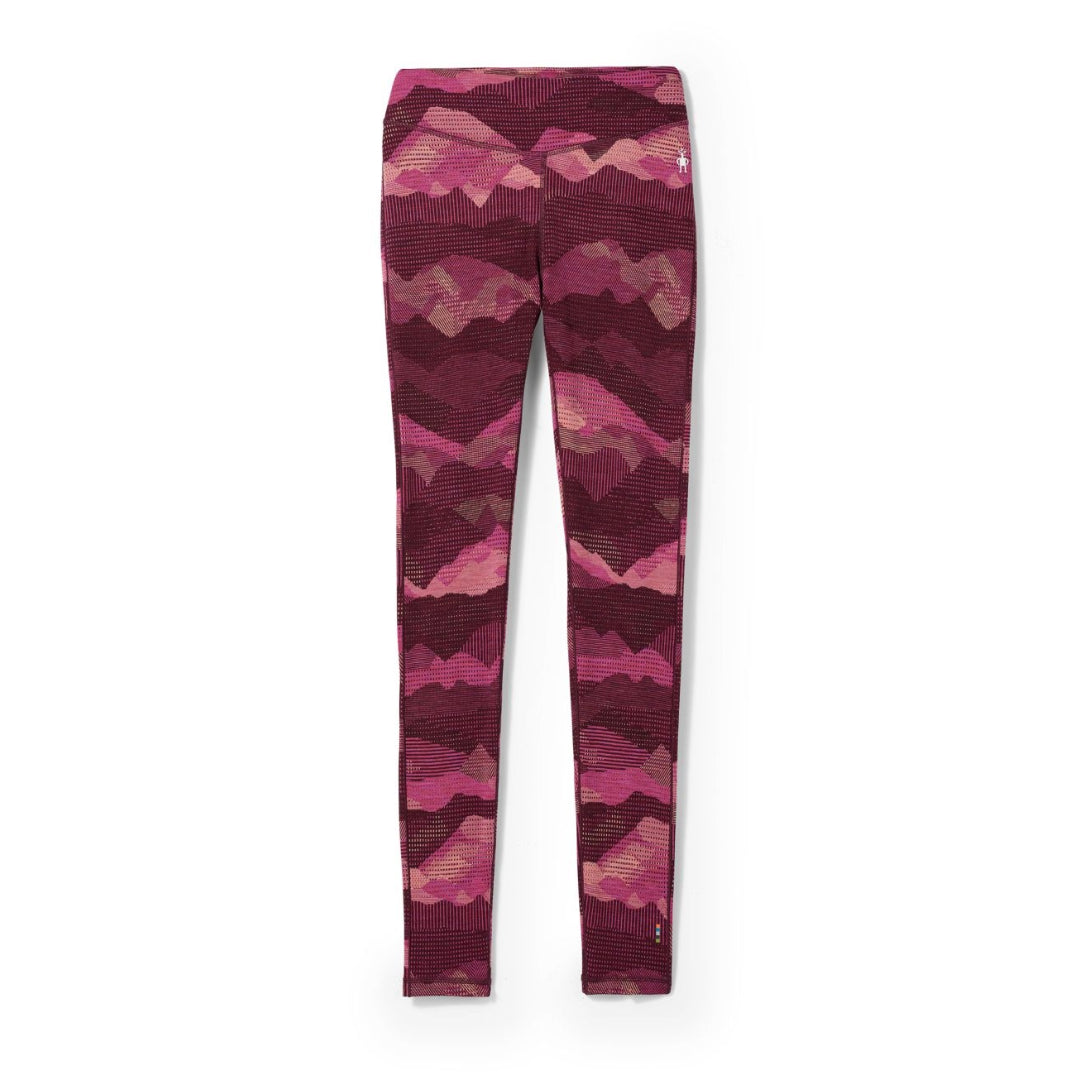 Smartwool Women's Classic Thermal Merino Base Layer Pattern Bottom - Stylish and warm thermal bottoms for active women, perfect for cold-weather layering.