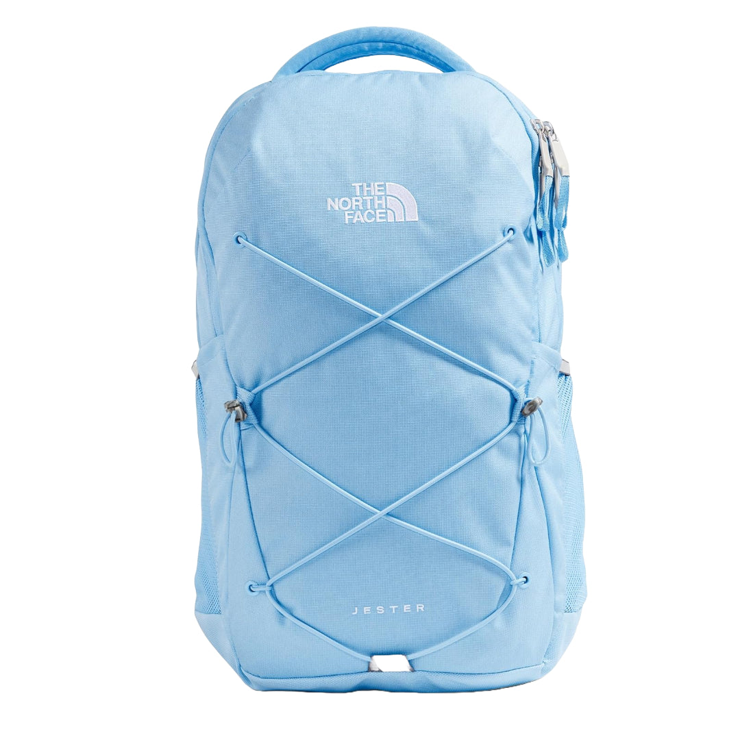 The North Face Women’s Jester Backpack , designed with ergonomic straps and multiple compartments for organization and comfort.