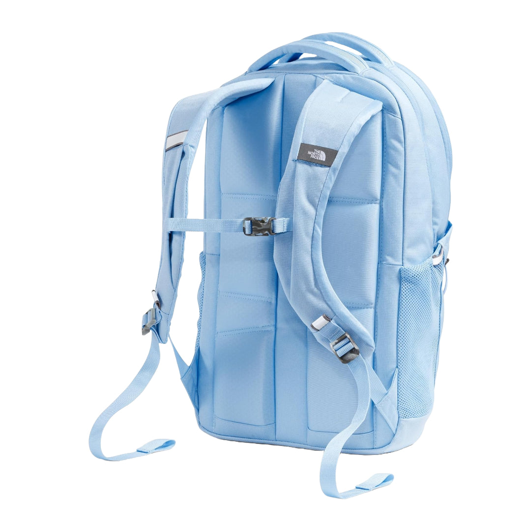 The North Face Women’s Jester Backpack , designed with ergonomic straps and multiple compartments for organization and comfort.