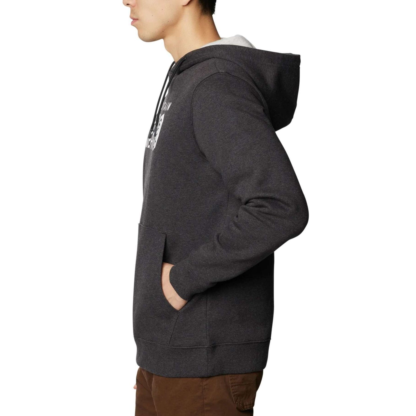 Mountain Hardwear Men's Mountain Hardwear Logo Pullover Hoody - Heather Black 1898691-011