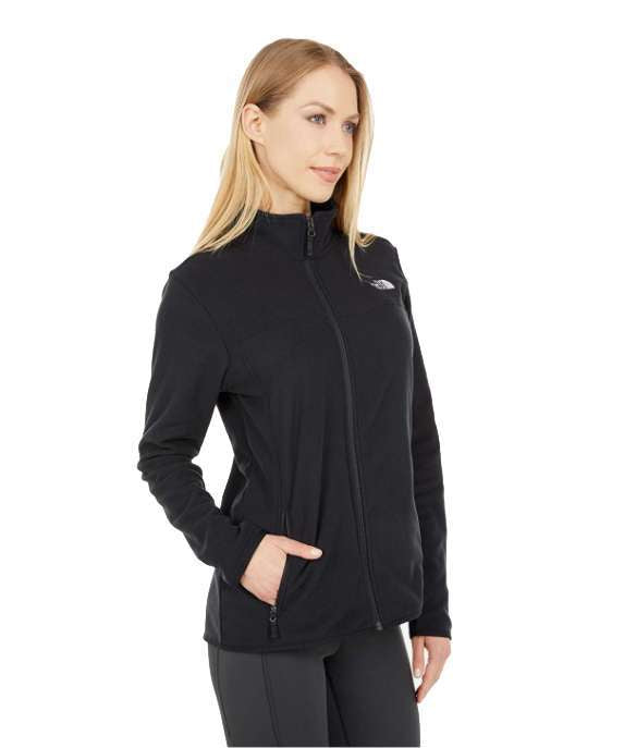 The North Face Women's TKA Glacier Full-Zip Jacket (Black) NF0A48KJJK3