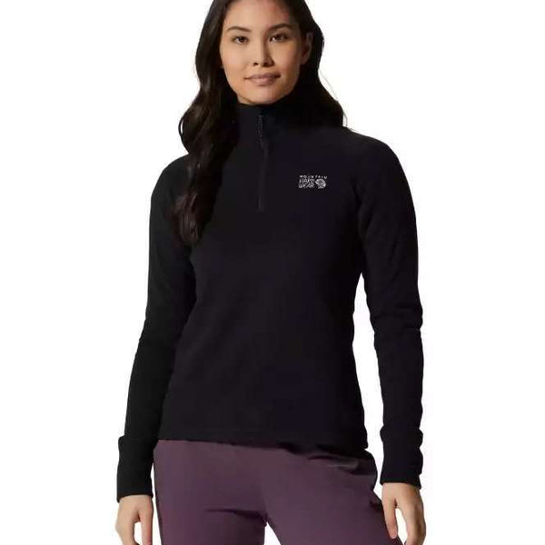 Mountain Hardwear Women's Microchill™ 2.0 Zip Pullover 1677371-010 Black