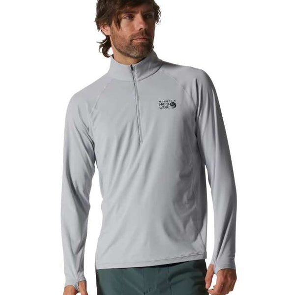 Mountain Hardwear Men's Crater Lake 1/2 Zip 1993351-097 Glacial