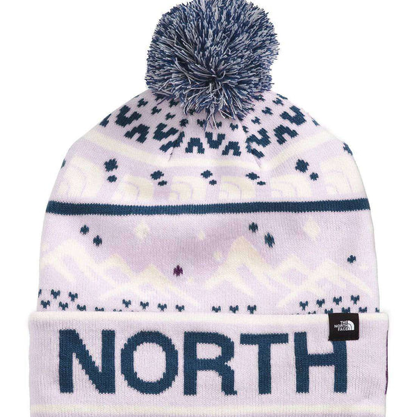 The North Face Ski Tuke Pom Hat - Lavender Fog/Shady Blue