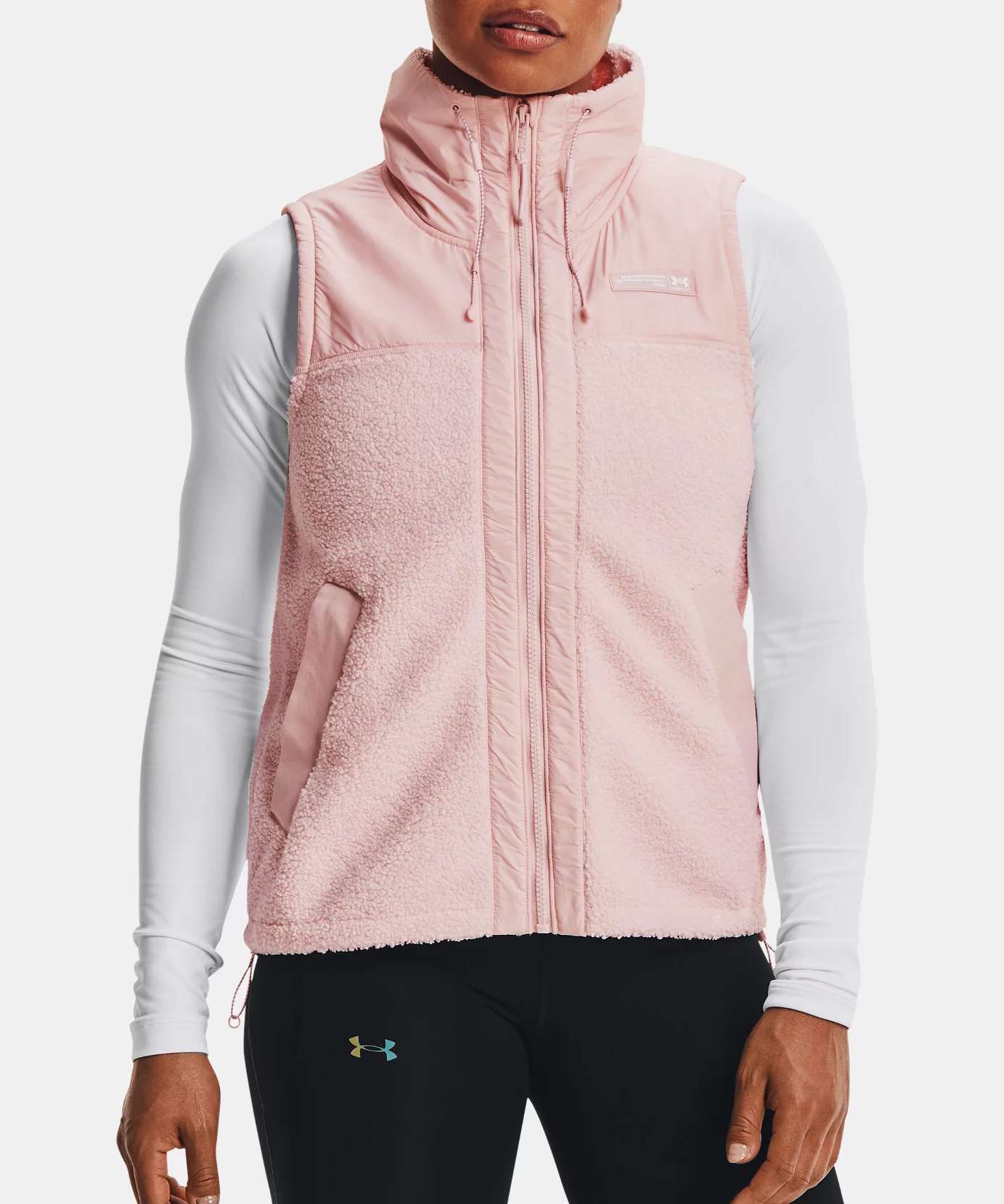 Under Armour Women's UA Mission Boucle Vest 1366057-685 Micro Pink