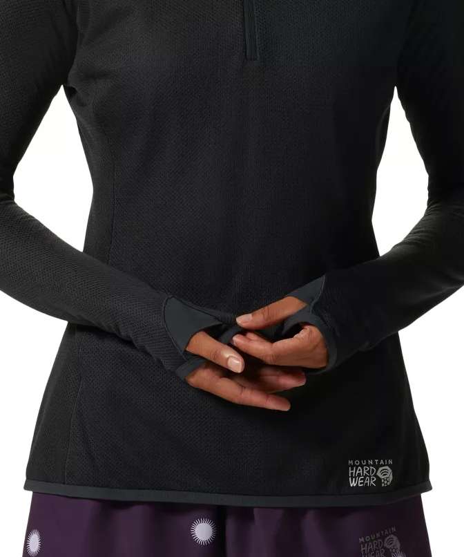 Women's AirMesh 1/2 Zip 1956571-004 Dark Storm