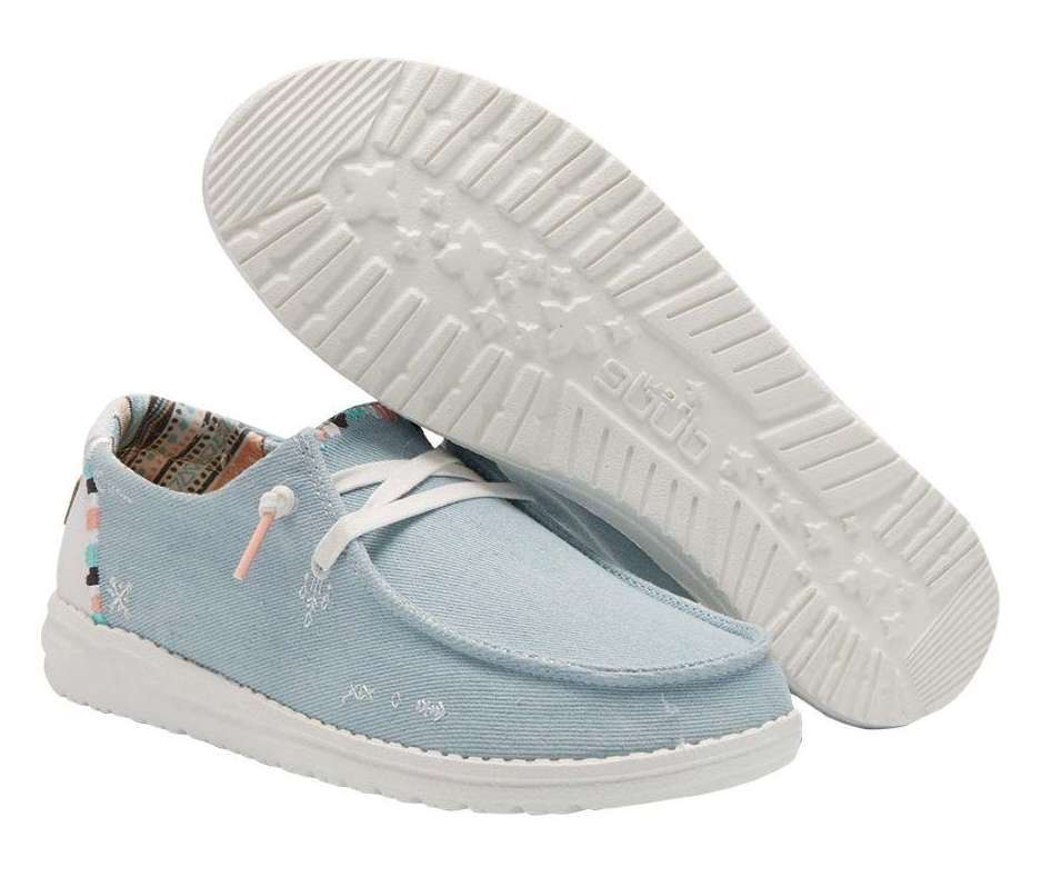 Hey Dude Women's Wendy BOHO - Light Denim 121412412