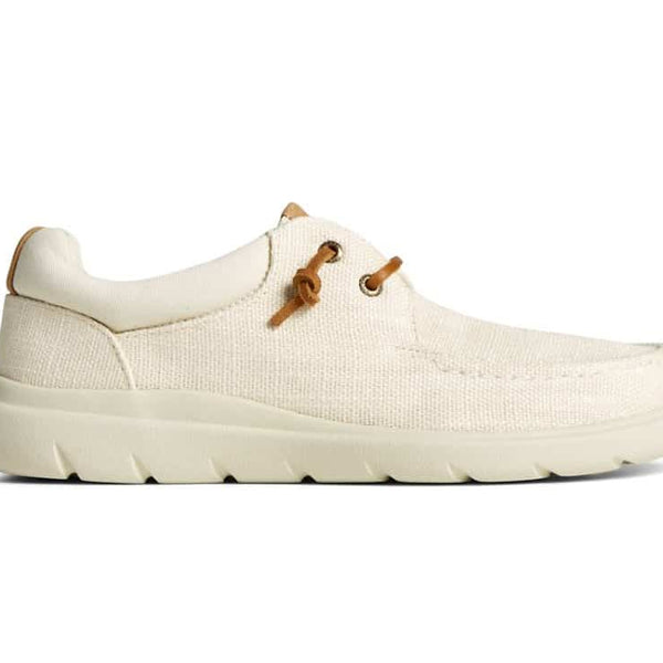 Sperry Women's Captain's Moc Hemp Slip On - Bone