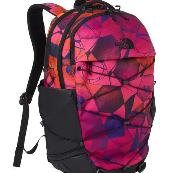 The North Face Women’s Borealis Backpack - Mr. Pink Pink Expedition Print/TNF Black NF0A52SI9B5
