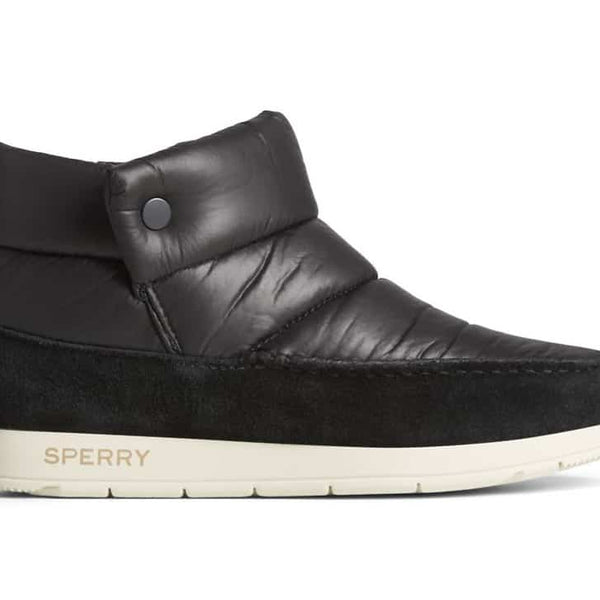 Sperry Women's Moc-Sider Nylon Bootie - Black