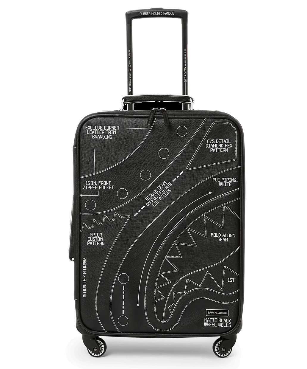 SPRAYGROUND HIGH TECH JETSETTER CARRY-ON LUGGAGE 910CL160